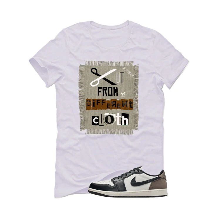Air Jordan 1 Low OG Mocha White T-Shirt (Cut from a different cloth)| illcurrency - Image 2