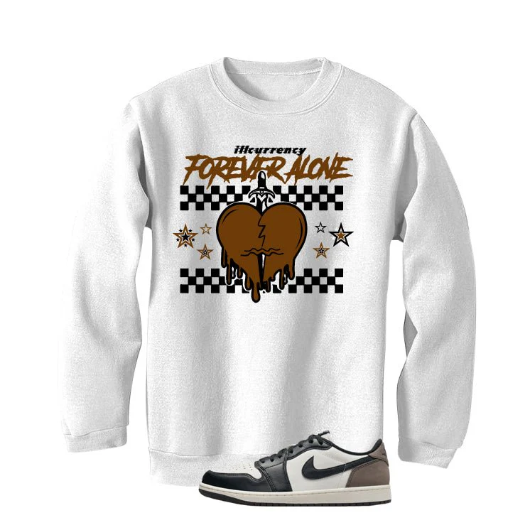 Air Jordan 1 Low OG Mocha White T-Shirt (Forever Alone)| illcurrency - Image 4