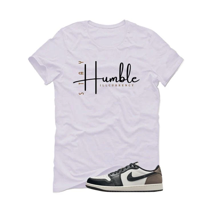 Air Jordan 1 Low OG Mocha White T-Shirt (Stay Humble)| illcurrency - Image 2