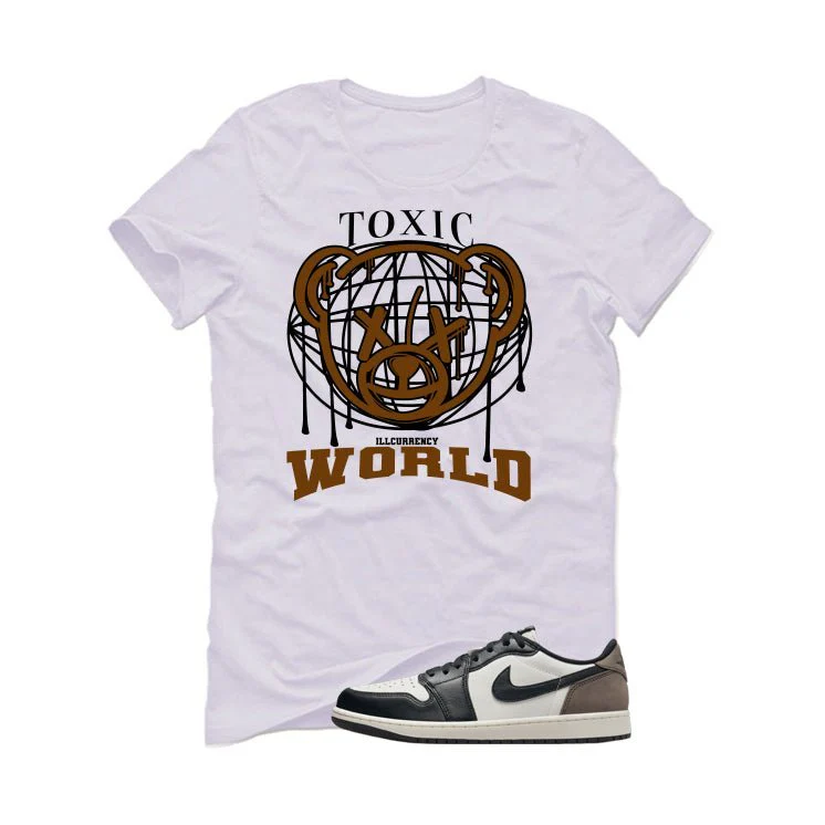 Air Jordan 1 Low OG Mocha White T-Shirt (Toxic World)| illcurrency - Image 2