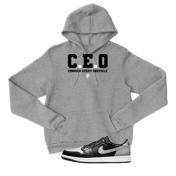 Air Jordan 1 Low OG Shadow Grey T-Shirt (CEO) - Image 3