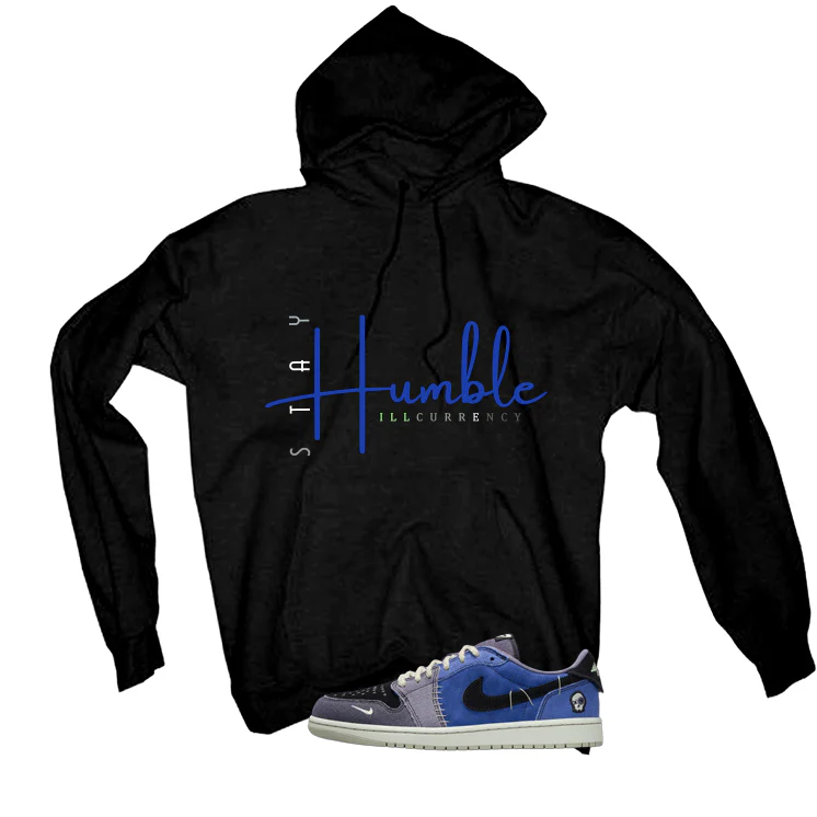 Air Jordan 1 Low OG Voodoo Alternate Matching T-Shirt, Sweatshirts & Hoodies Black T-Shirt (Stay Humble)| illcurrency - Image 3