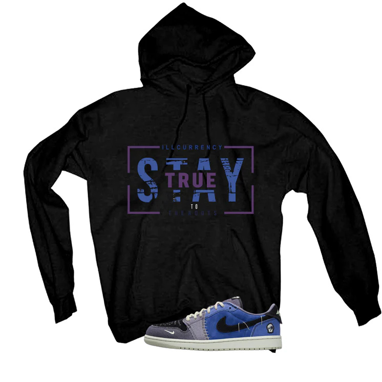 Air Jordan 1 Low OG Voodoo Alternate Matching T-Shirt, Sweatshirts & Hoodies Black T-Shirt (Stay True)| illcurrency - Image 3