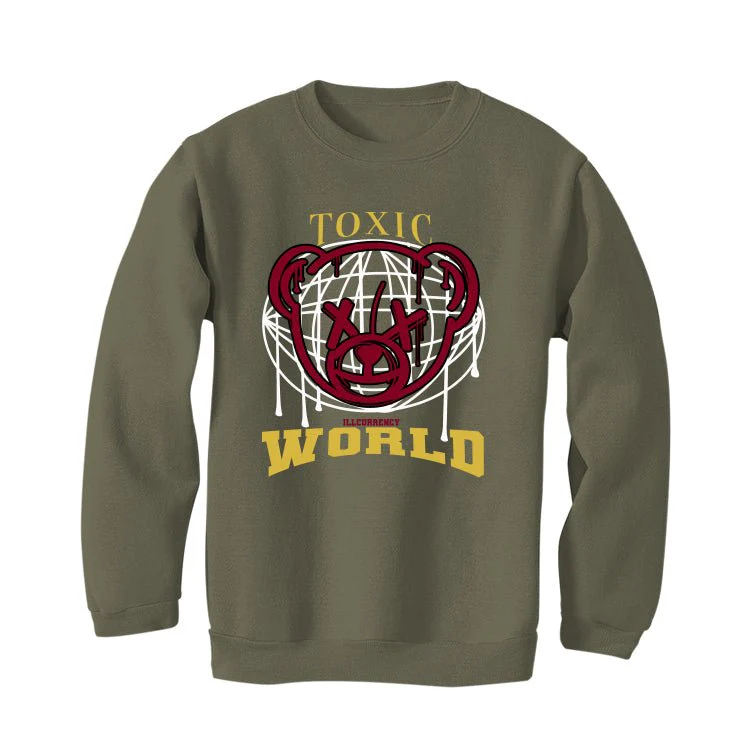 Air Jordan 1 Low OG "Year of the Dragon" | illcurrency Military Green T-Shirt (Toxic World) - Image 4