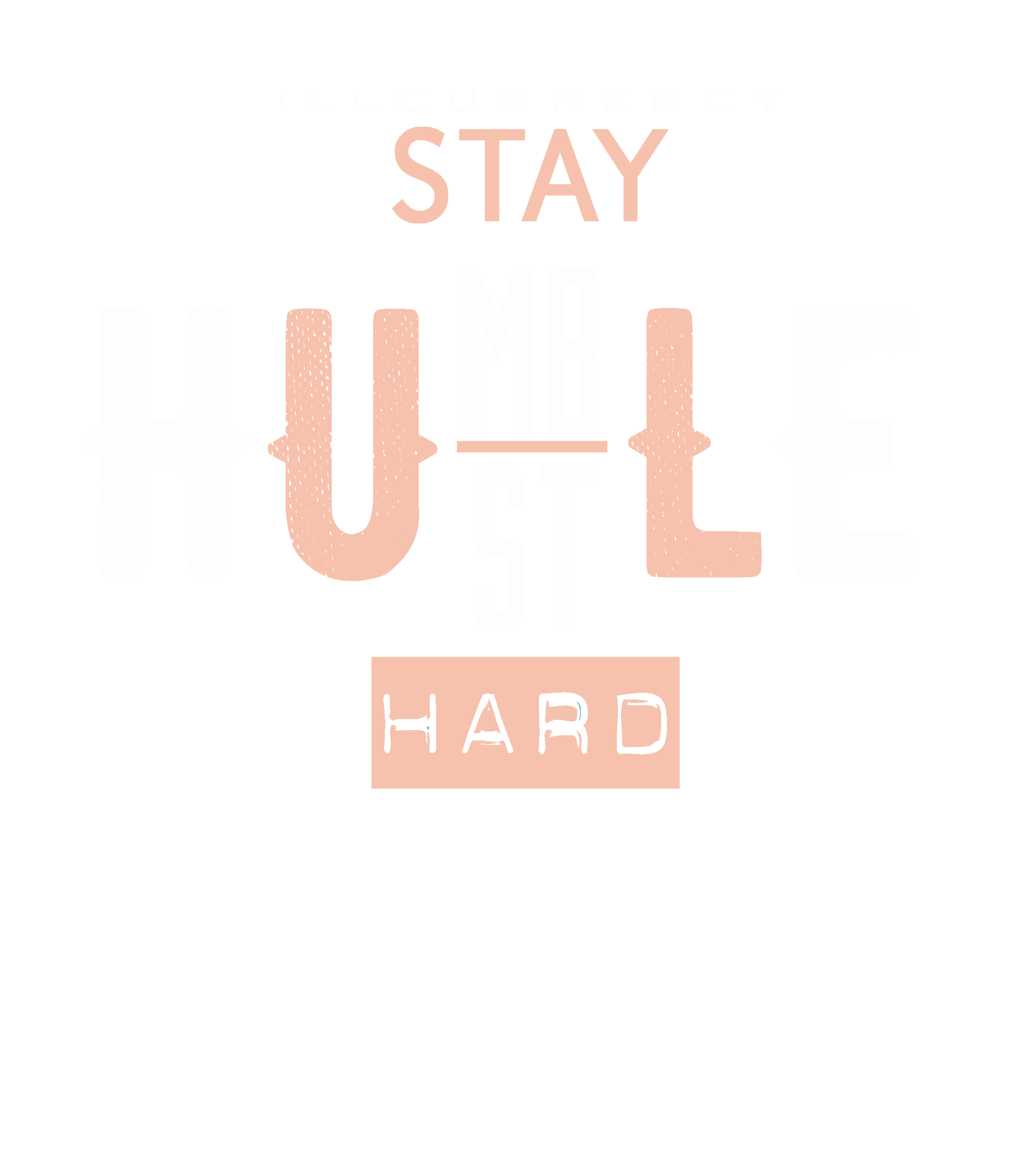 Air Jordan 1 mid arctic orange Black T-Shirt (Stay Humble Hustle Hard)