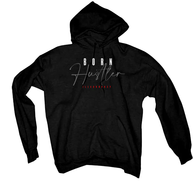 Air Jordan 1 Rebellionaire Black T-Shirt (Born Hustler) - Image 3