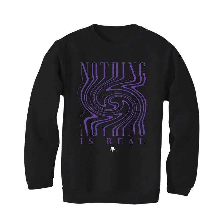Air Jordan 1 Retro High OG “Court Purple” Black T-Shirt (Nothing is Real) - Image 3
