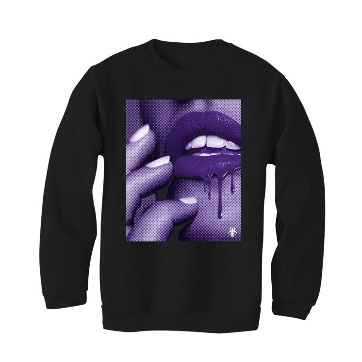 Air Jordan 1 Retro High OG “Court Purple” Black T-Shirt (Touch) - Image 3