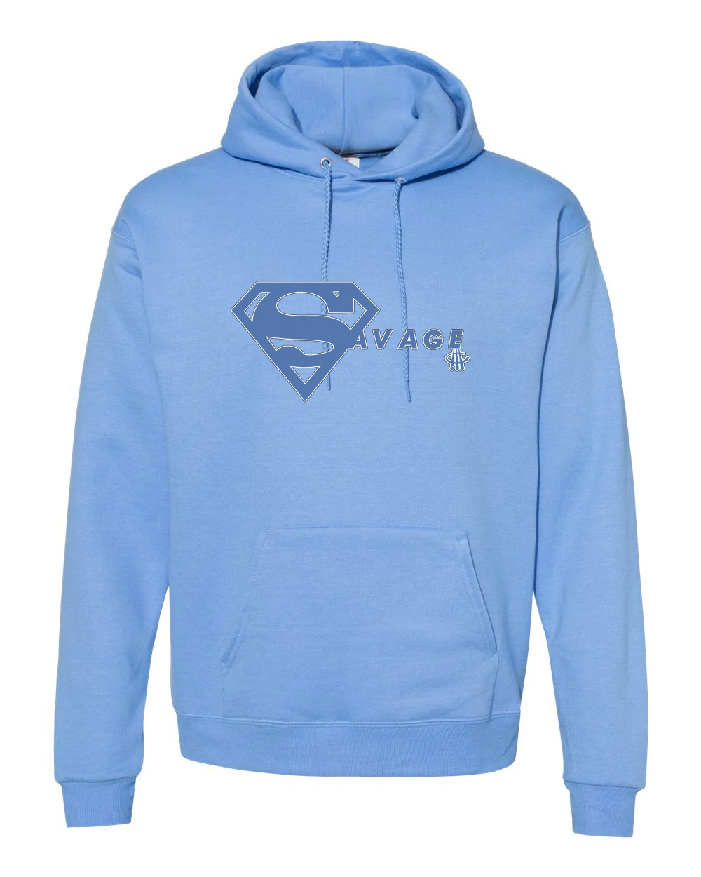 Air Jordan 1 Retro High OG “Denim” Carolina Blue T-Shirt (SUPER SAVAGE) - Image 3