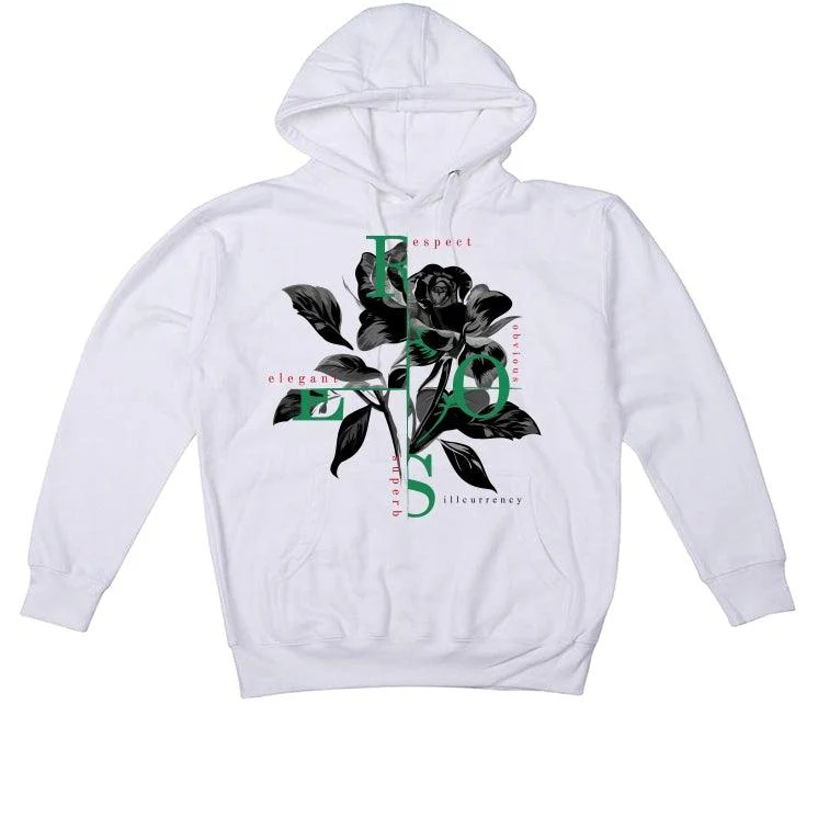 Air Jordan 1 Retro High OG 'Lucky 2020 White T-Shirt (Roses) - Image 2