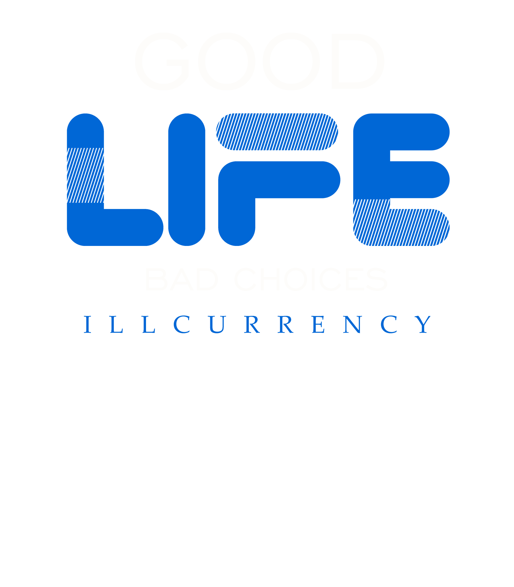 Air Jordan 1 Royal Reimagined | Illcurrency Black T-Shirt (Bad Choices)