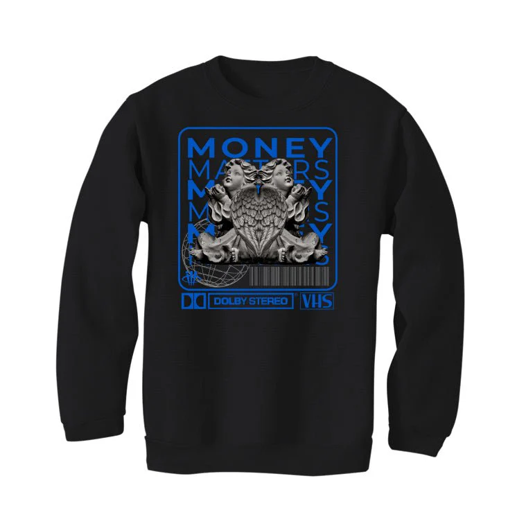 Air Jordan 1 Royal Reimagined Black T-Shirt (MONEY MATTERS) - Image 4