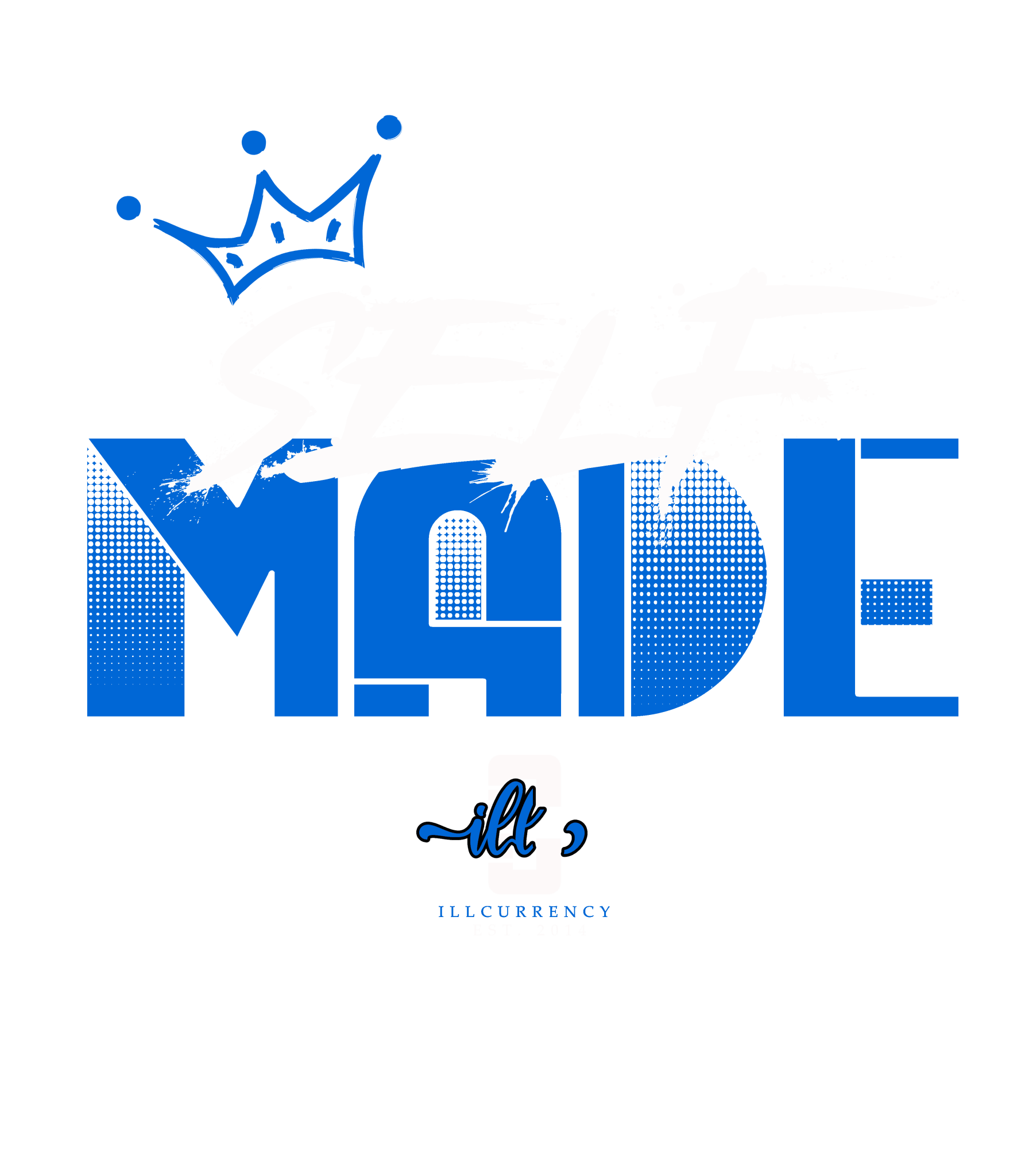 Air Jordan 1 Royal Reimagined | Illcurrency Black T-Shirt (Self Made)