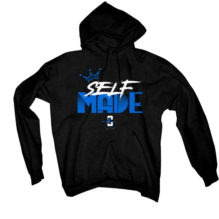 Air Jordan 1 Royal Reimagined | Illcurrency Black T-Shirt (Self Made) - Image 3