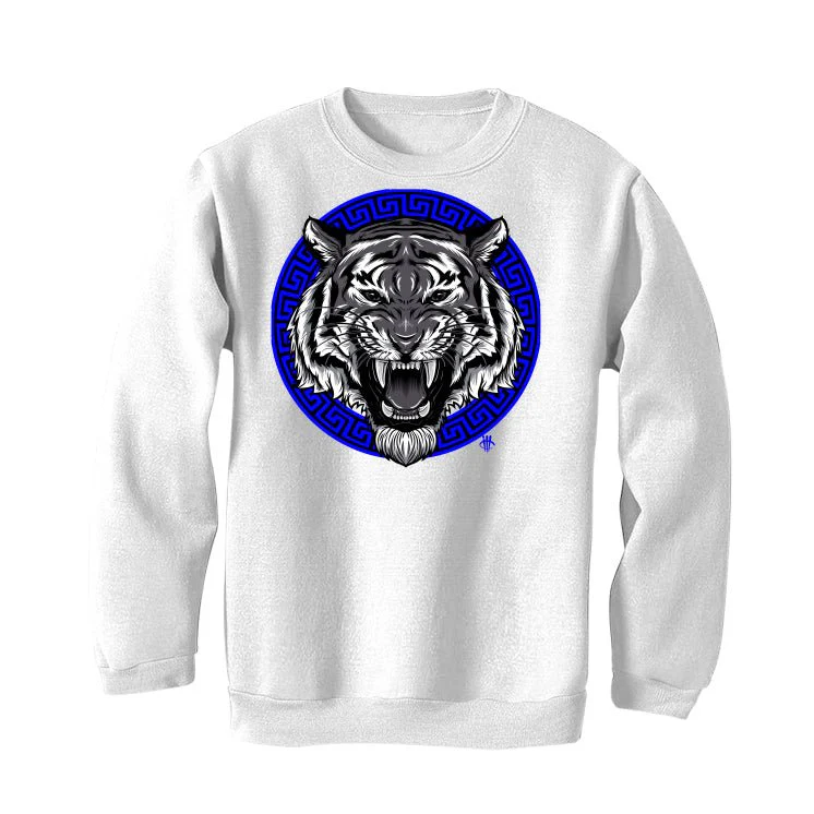 Air Jordan 1 Royal Reimagined White T-Shirt (ANGRY TIGER) - Image 4