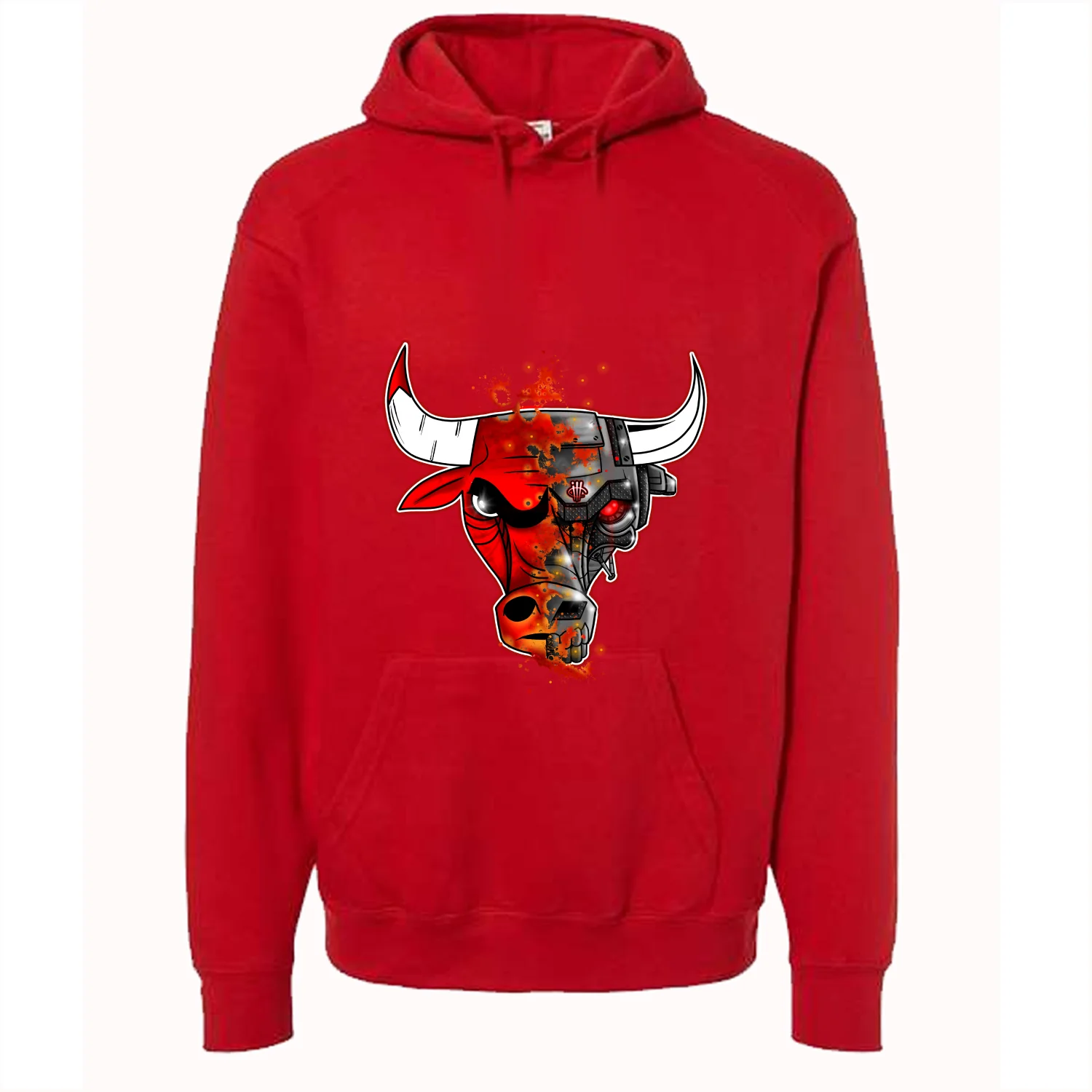 Air Jordan 1 Satin Bred Red BULLS Shirt - Image 3