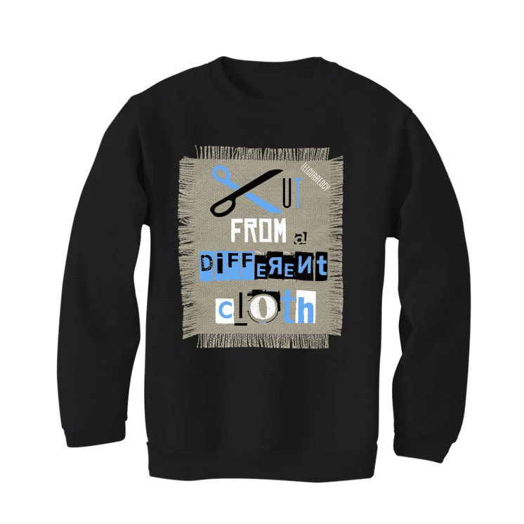 Air Jordan 1 "UNC Toe" Black T-Shirt (Cut from a different cloth) - Image 4