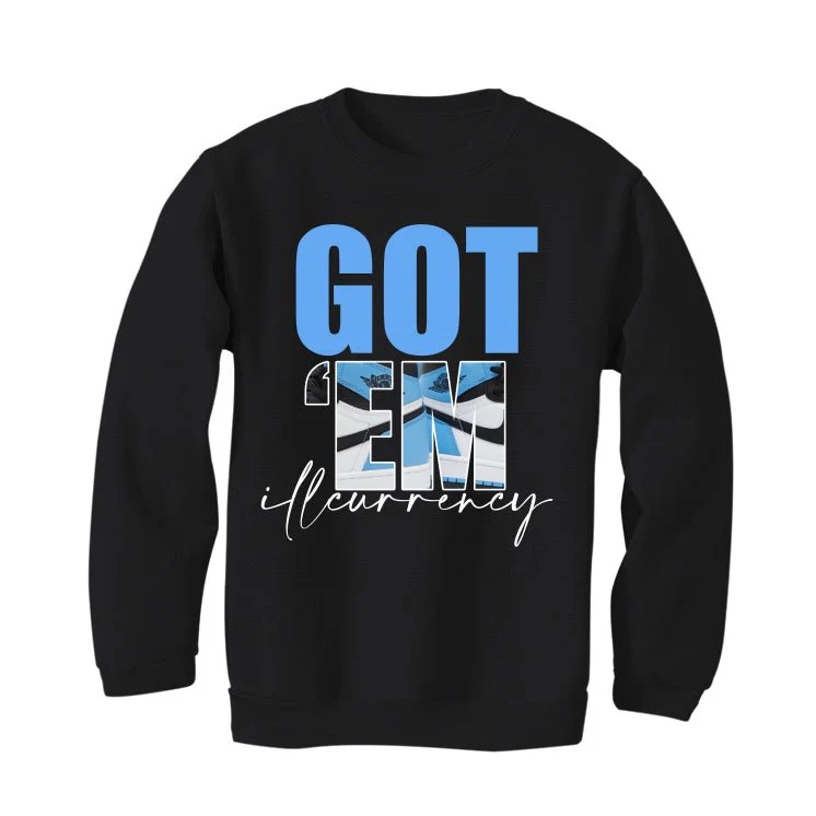 Air Jordan 1 "UNC Toe" Black T-Shirt (Got Em) - Image 4