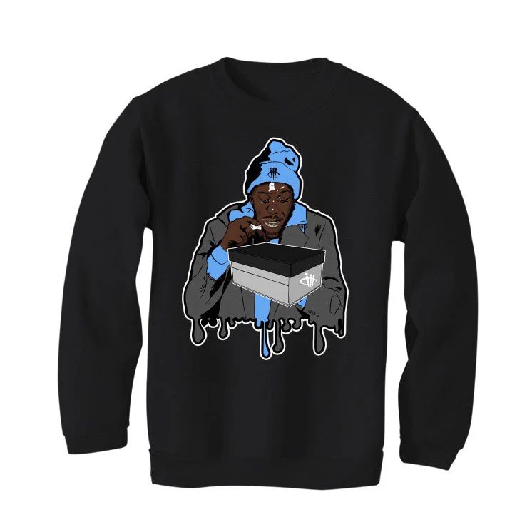 Air Jordan 1 "UNC Toe" | illcurrency Black T-Shirt (UNCENSORED) - Image 4