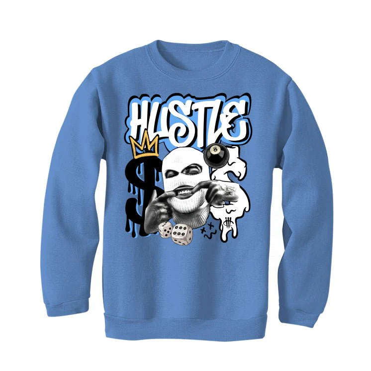 Air Jordan 1 "UNC Toe" - Carolina Blue T-Shirt (GRIND HUSTLE) - Image 4