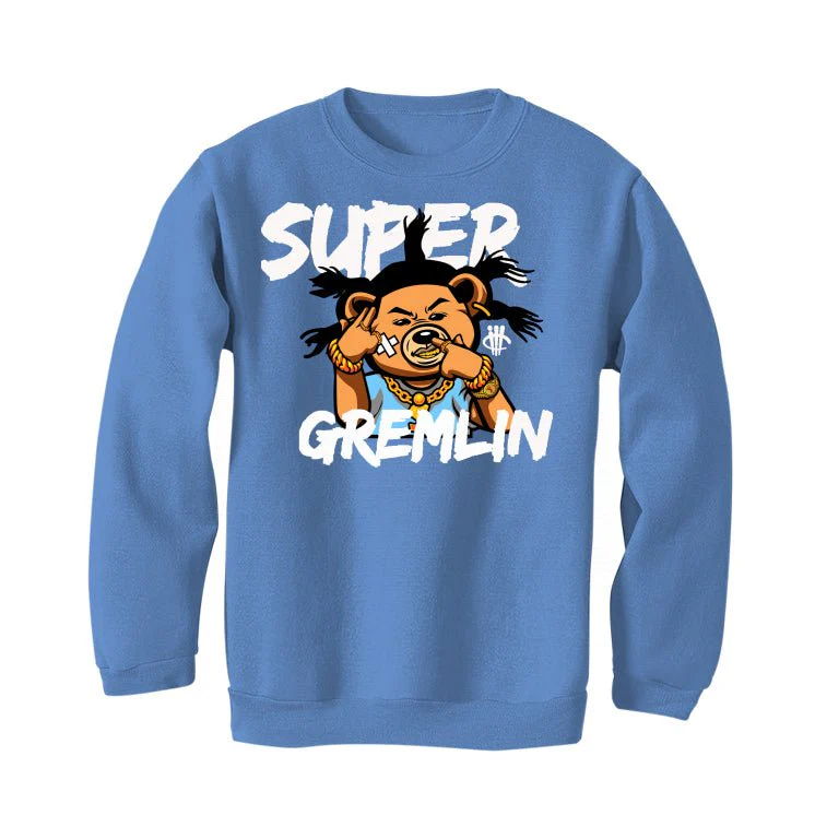 Air Jordan 1 "UNC Toe" Carolina Blue T-Shirt (Super Gremlin) - Image 4