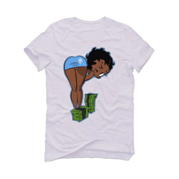 Air Jordan 1 "UNC Toe" | illcurrency White T-Shirt (BOO) - Image 2