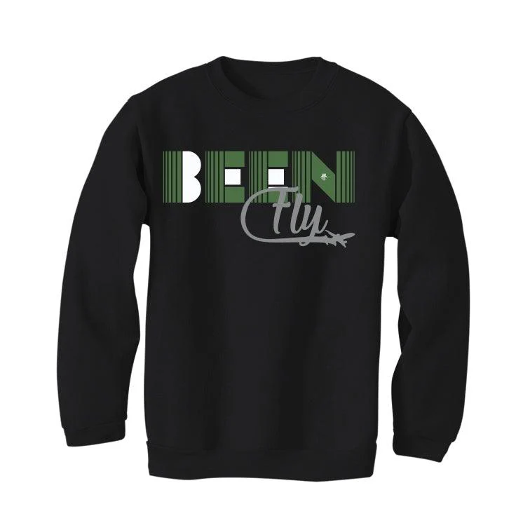 AIR JORDAN 1 ZOOM ZEN GREEN Black T-Shirt (Been FLy) - Image 4