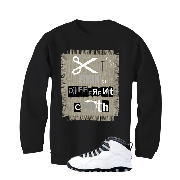 Air Jordan 10 OG Steel Black T-Shirt (Cut from a different cloth)| illcurrency - Image 4