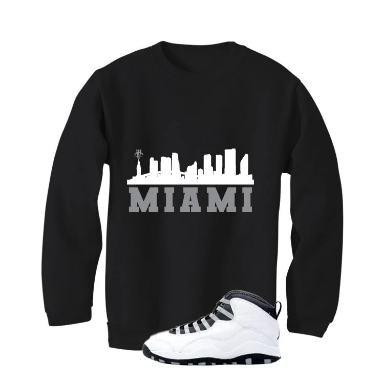 Air Jordan 10 OG Steel Black T-Shirt (Miami)| illcurrency - Image 4