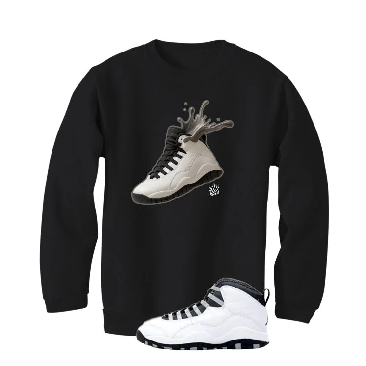 Air Jordan 10 OG Steel Black T-Shirt (Splash Shoe)| illcurrency - Image 4