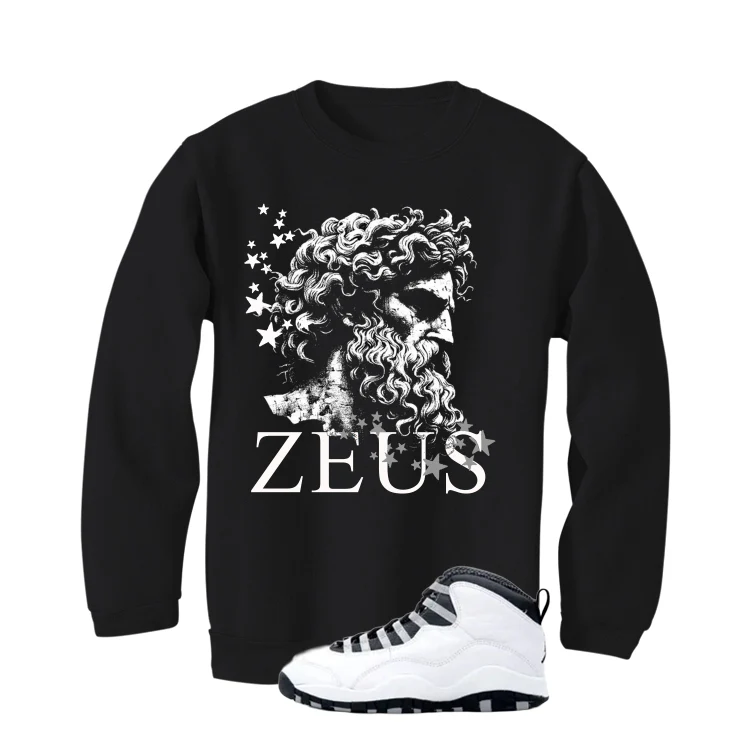 Air Jordan 10 OG Steel Black T-Shirt (Zeus)| illcurrency - Image 4