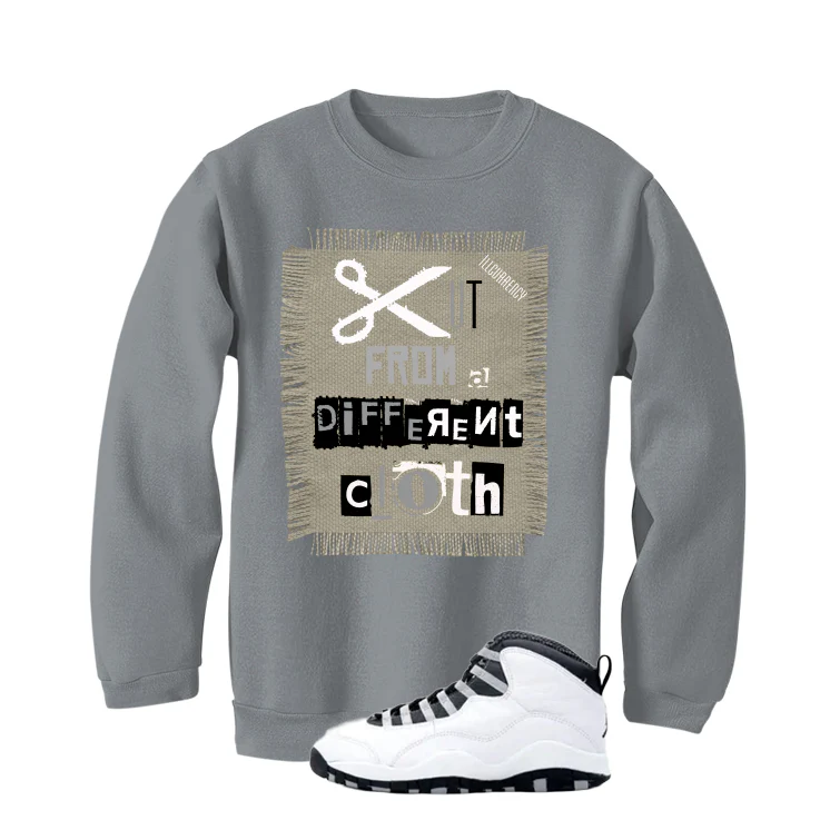 Air Jordan 10 OG Steel Grey T-Shirt (Cut from a different cloth)| illcurrency - Image 4