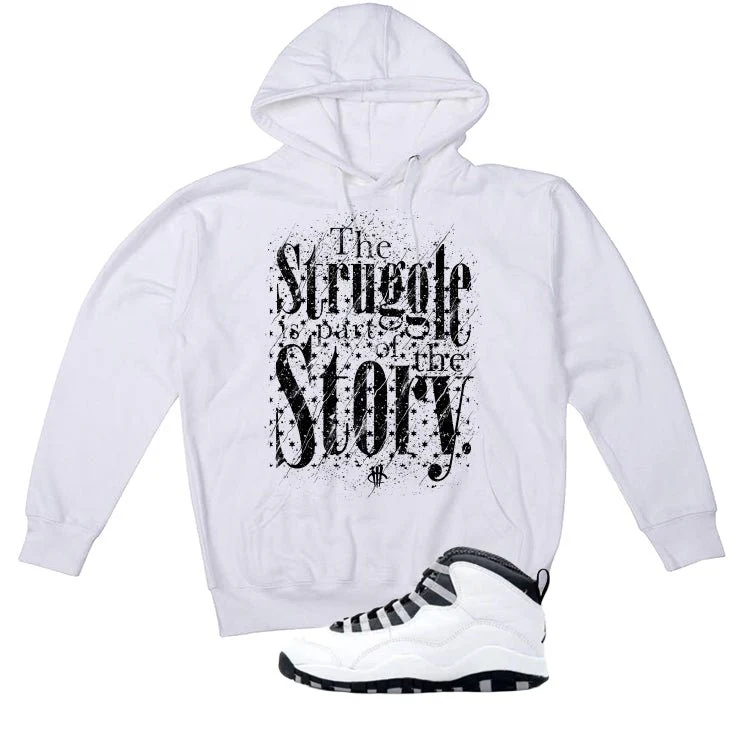 Air Jordan 10 OG Steel White T-Shirt (Struggle)| illcurrency - Image 3