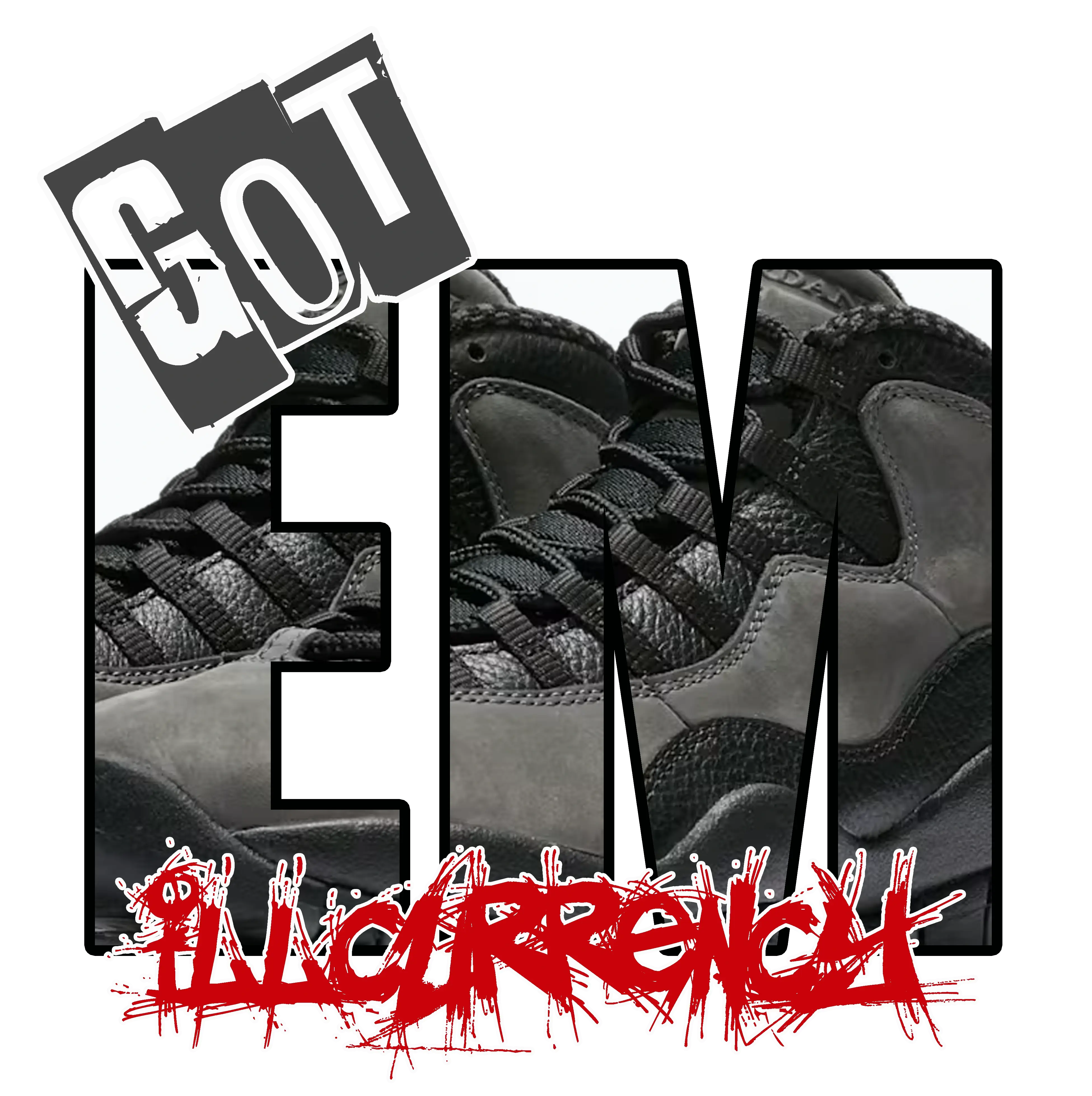 Air Jordan 10 Shadow Matching T-Shirt, Sweatshirts & Hoodies Black T-Shirt (GOT EM)| illcurrency