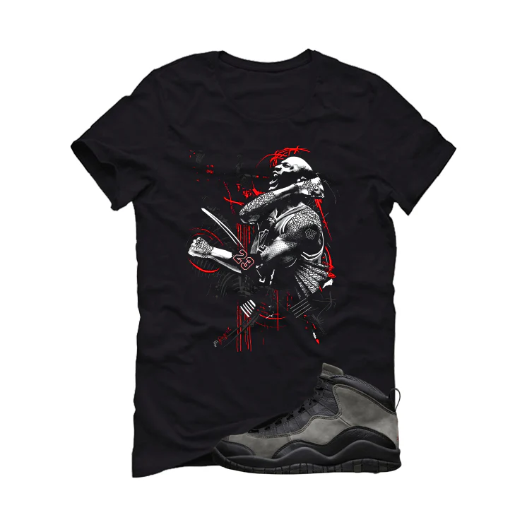 Air Jordan 10 Shadow Matching T-Shirt, Sweatshirts & Hoodies Black T-Shirt (Jordan)| illcurrency - Image 2