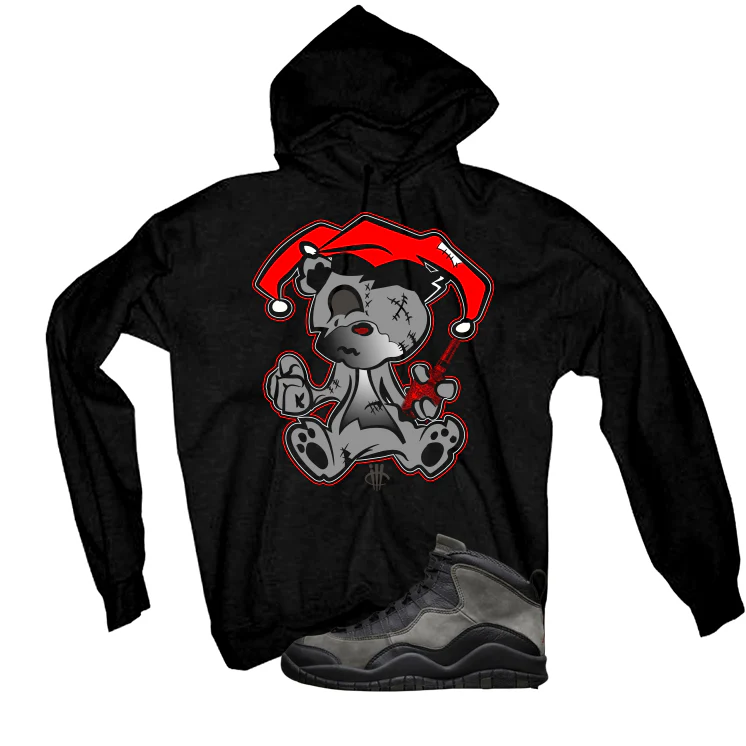Air Jordan 10 Shadow Matching T-Shirt, Sweatshirts & Hoodies Black T-Shirt (Teddy Joker)| illcurrency - Image 3