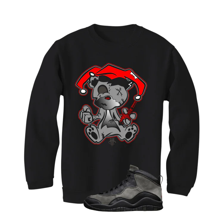 Air Jordan 10 Shadow Matching T-Shirt, Sweatshirts & Hoodies Black T-Shirt (Teddy Joker)| illcurrency - Image 4