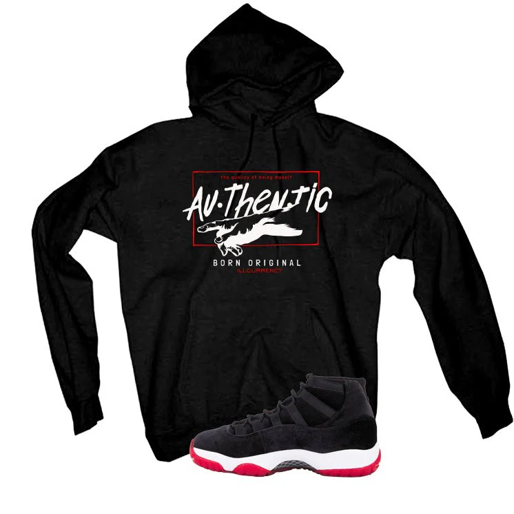 Air Jordan 11 Bred Velvet Black T-Shirt (Authentic)| illcurrency - Image 3
