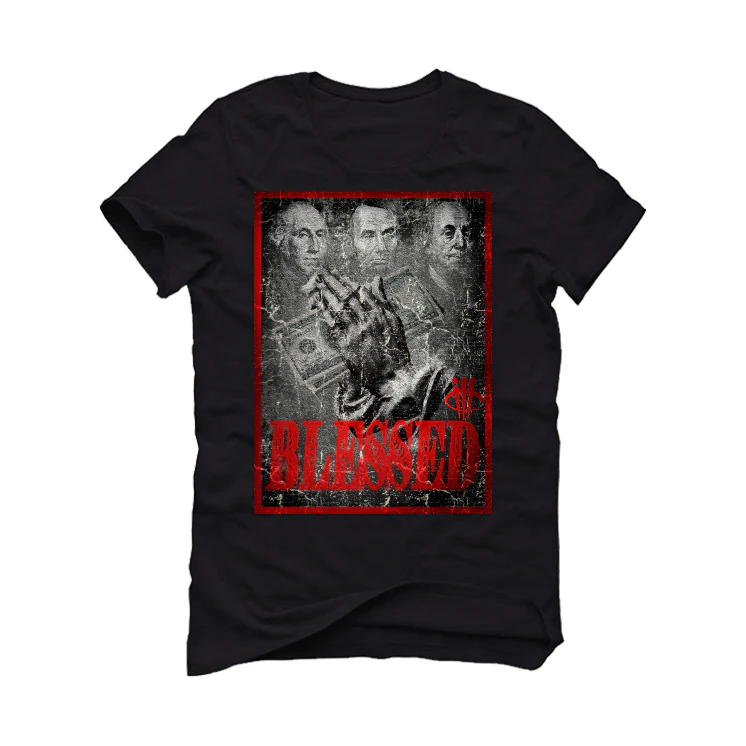 Air Jordan 11 “Cherry” Black T-Shirt (FORTUNE) - Image 2