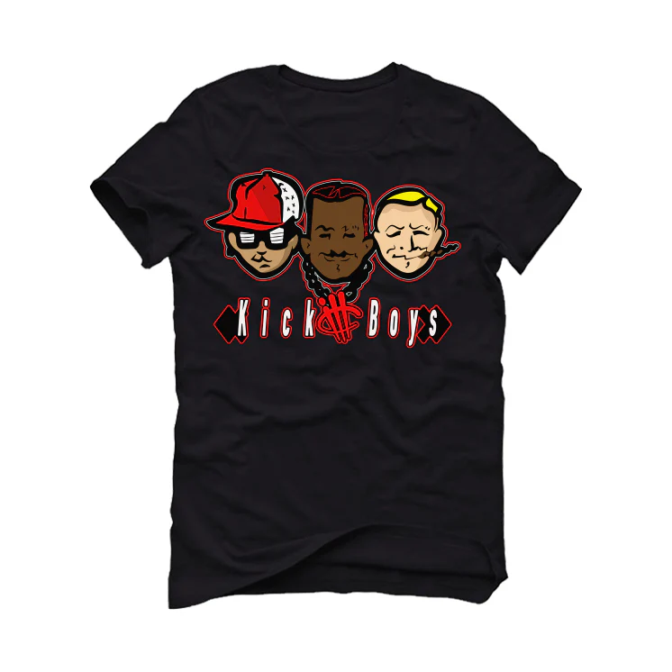 Air Jordan 11 “Cherry” Black T-Shirt (KICKZ BOYZ) - Image 2