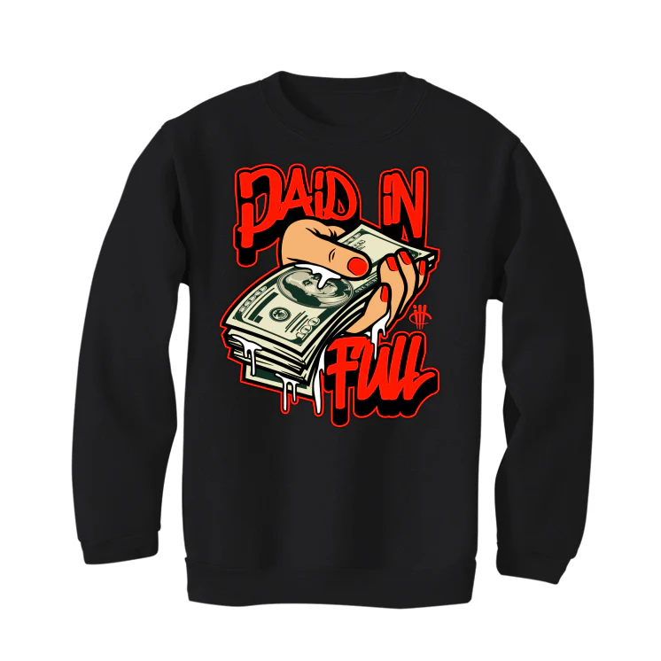 Air Jordan 11 “Cherry” Black T-Shirt (PAID IN FULL) - Image 4