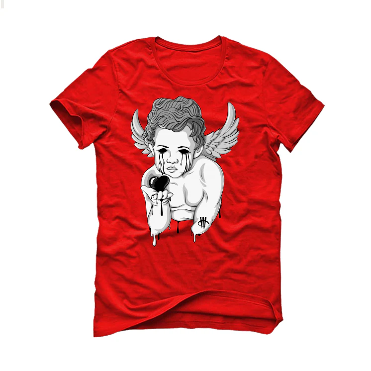 Air Jordan 11 “Cherry” Red T-Shirt (DARK ANGEL) - Image 2