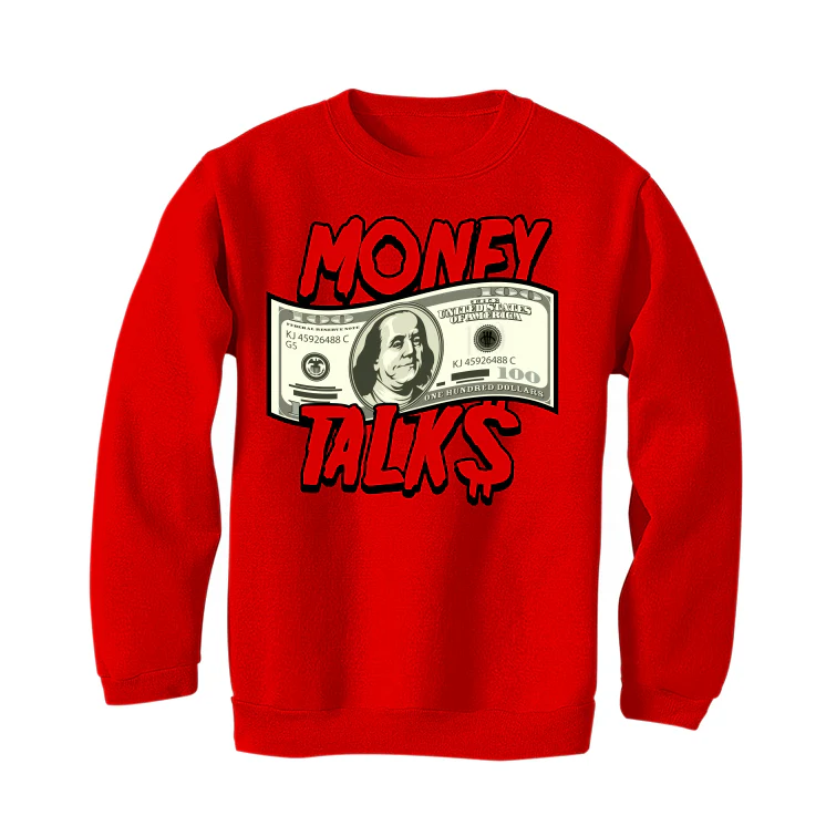 Air Jordan 11 “Cherry” Red T-Shirt (MONEY TALKS) - Image 4