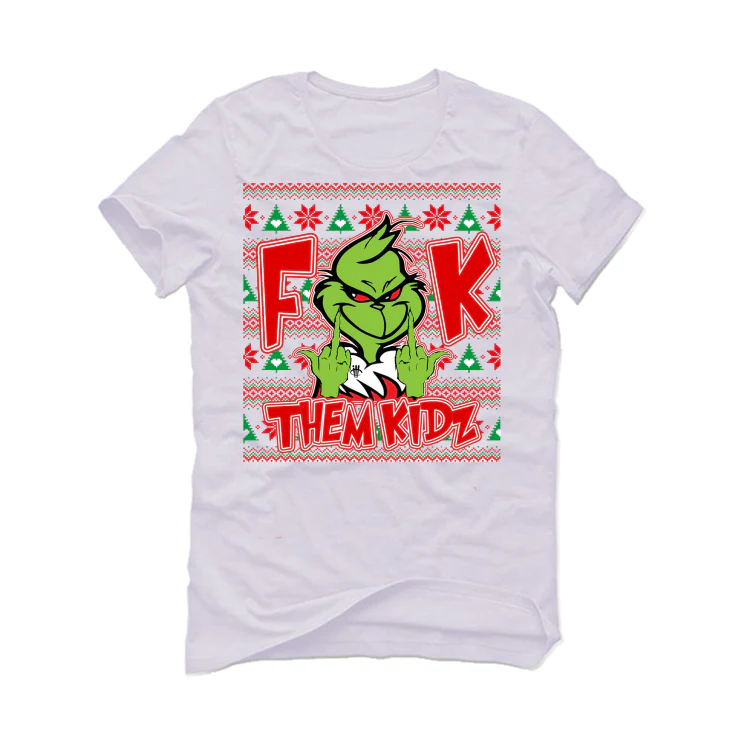 Air Jordan 11 “Cherry” White T-Shirt (Fck Them Kidz) - Image 2