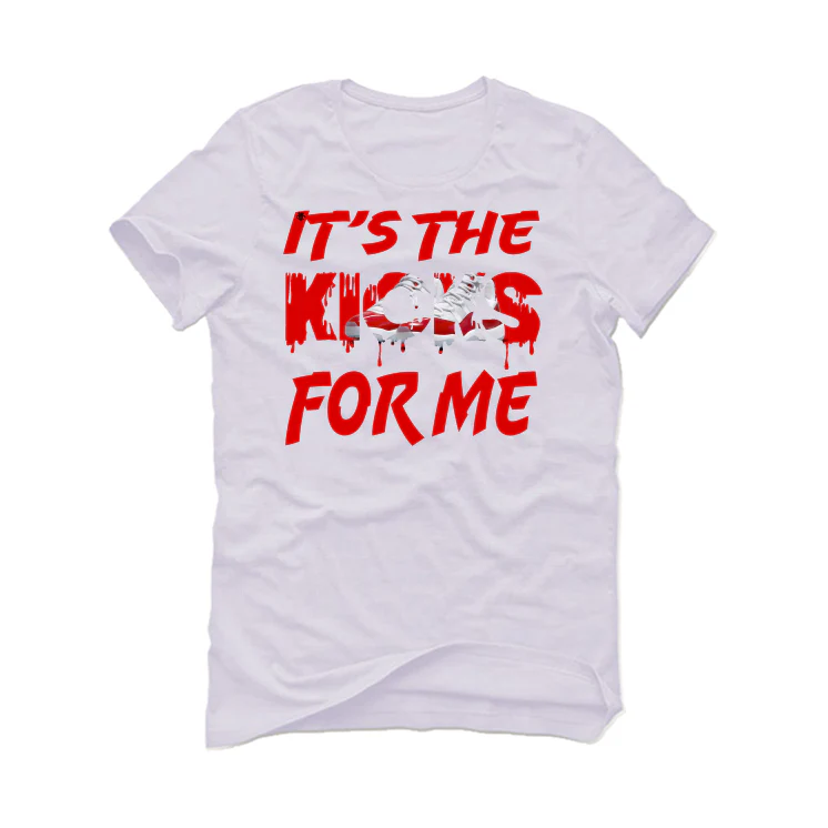 Air Jordan 11 “Cherry” White T-Shirt (Its the kicks for me) - Image 2