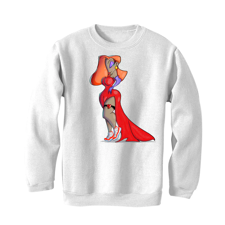Air Jordan 11 “Cherry” White T-Shirt (ms rabbit) - Image 4