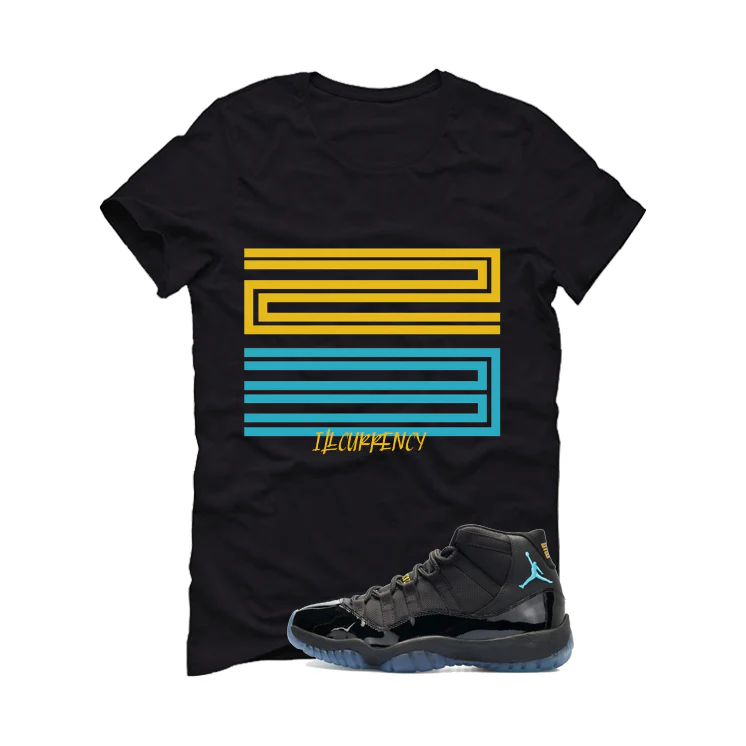 Air Jordan 11 Gamma Blue Matching T-Shirt, Sweatshirts & Hoodies Black T-Shirt (23)| illcurrency - Image 2