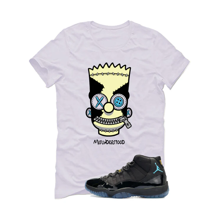 Air Jordan 11 Gamma Blue Matching T-Shirt, Sweatshirts & Hoodies White T-Shirt (Misunderstood)| illcurrency - Image 2