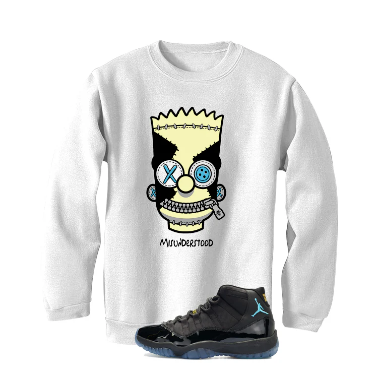 Air Jordan 11 Gamma Blue Matching T-Shirt, Sweatshirts & Hoodies White T-Shirt (Misunderstood)| illcurrency - Image 4