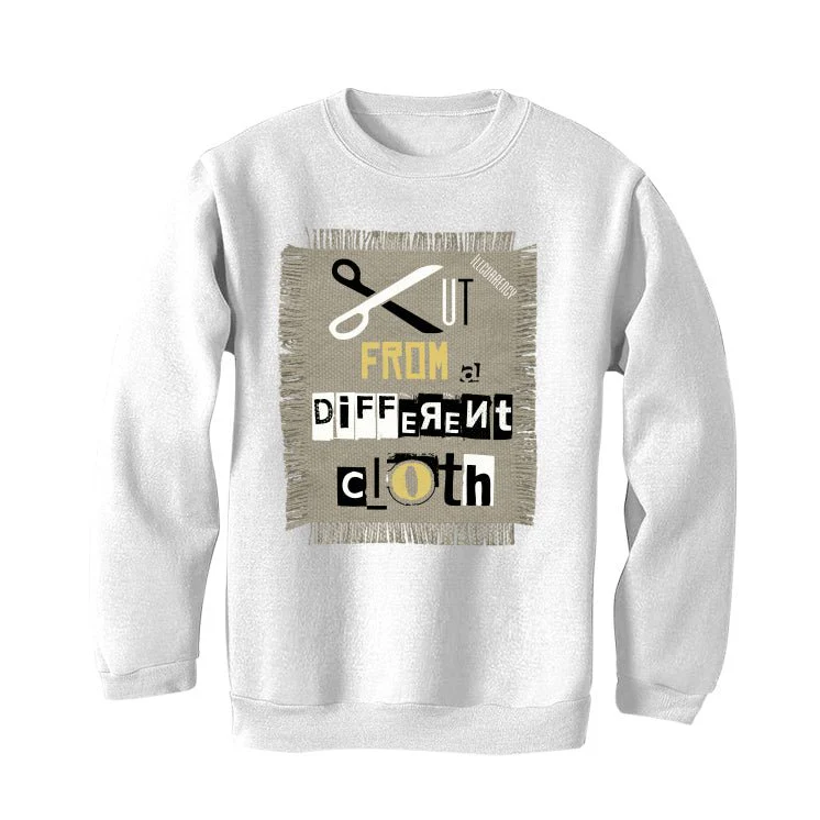Air Jordan 11 Gratitude | ILLCURRENCY White T-Shirt (Cut from a different cloth) - Image 4